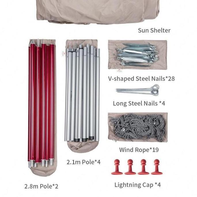 Diskon Tenda Cloud Desk Basecamp Shelter Naturehike Nh20Tm001 Camping