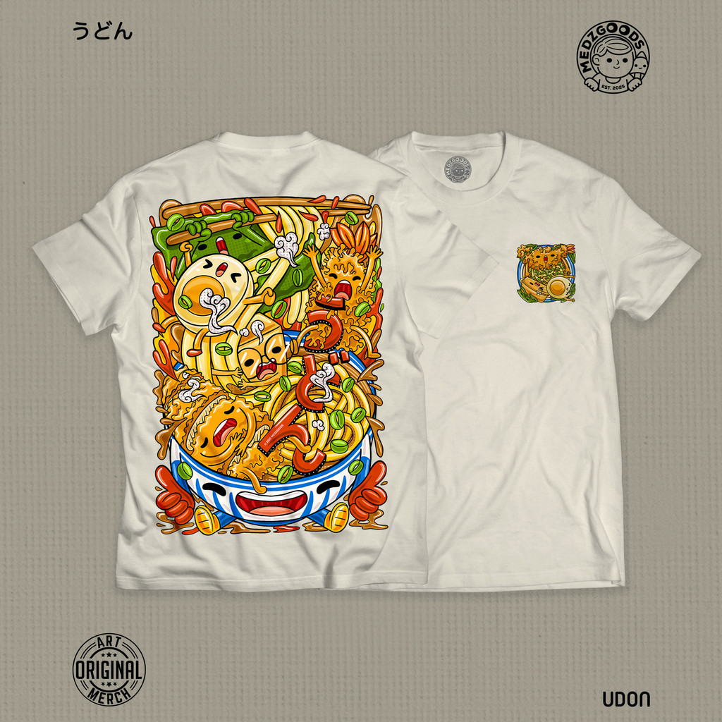 Udon T-Shirt Regular/Oversized - Original Art - Japan Shirt - Japan Gift - Japan Trip Souvenir - Jap
