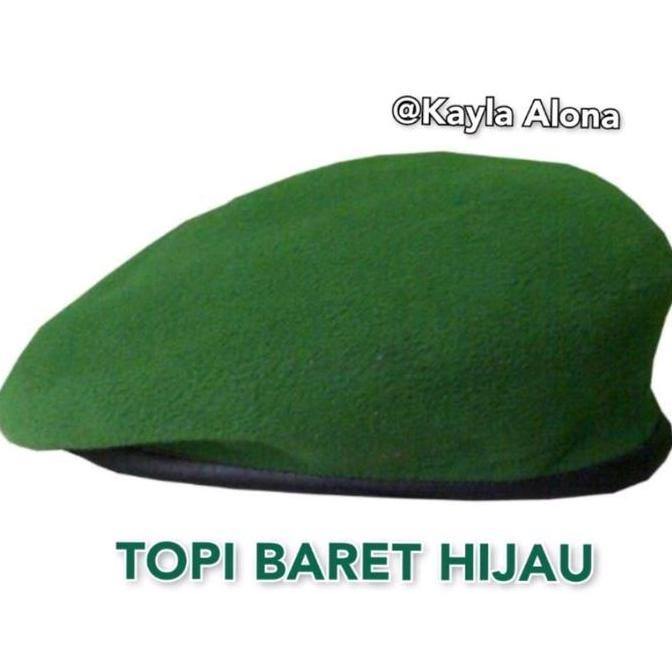 New- TOPI BARET HIJAU BARET HIJAU LUMUT