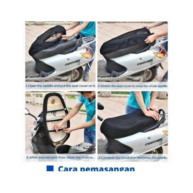 Viral  Sarung Jok / Jaring Jok / Alas Jok Motor Beat Vario 125 Tahan Panas