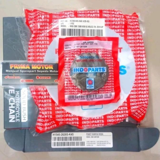 BEBAS ONGKIR - GEAR SET CBR 150 R LED INDOPART GIR SET CB150R 2021 LUBANG 6 INDOPARTS