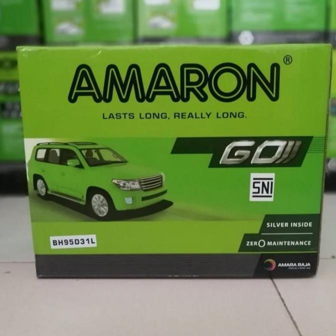AKI BATERAI KERING AMARON GO 95D31L/BH95D31L PAJERO SPORT GRS 6 BLN