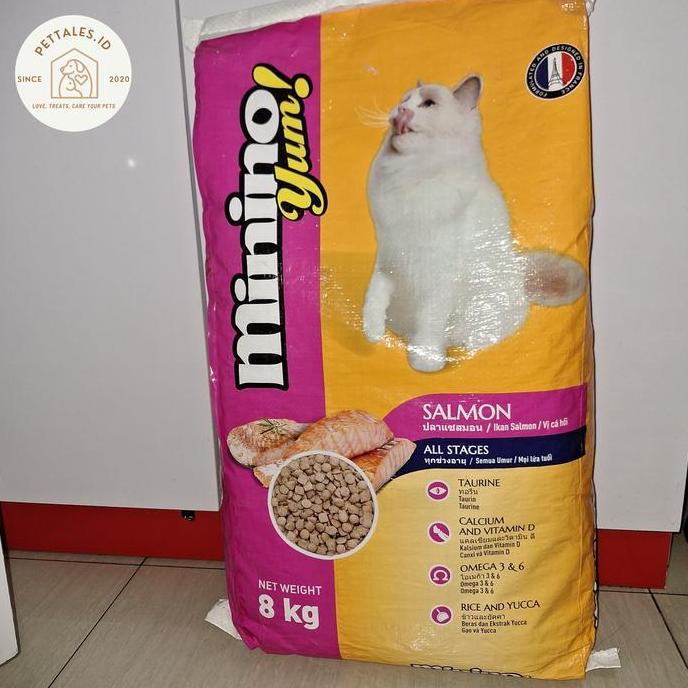 TERBARU - minino yum cat salmon 8kg