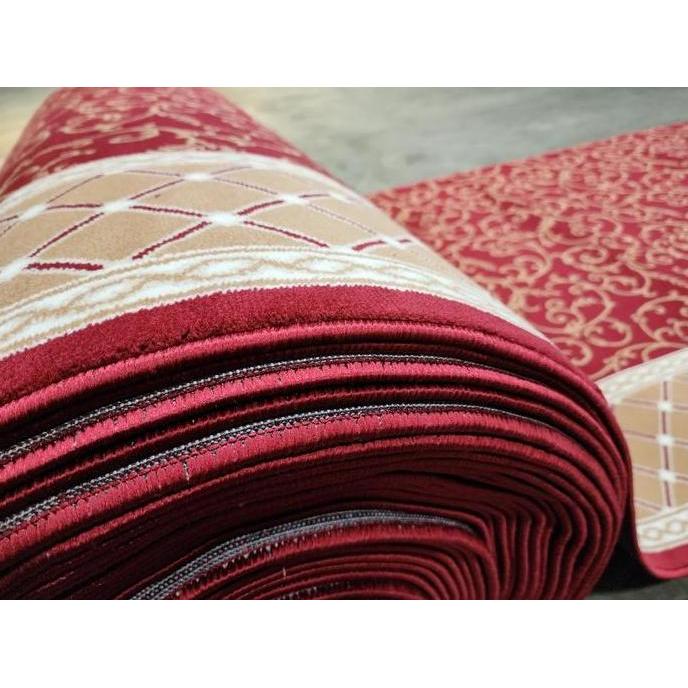 Terlaris Karpet Masjid 1 Roll Murah Merk Mimbar Sf-0350 / Sajadah Karpet Mushola Meteran