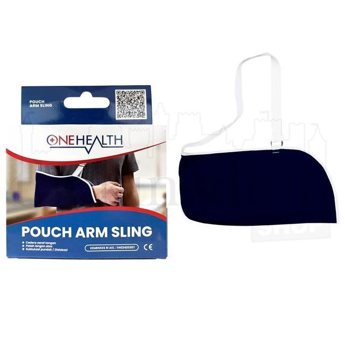 BEAM Onehealth Pouch Arm Sling Gendongan Tangan Patah Tulang Penyangga Lengan Bahu Body Support