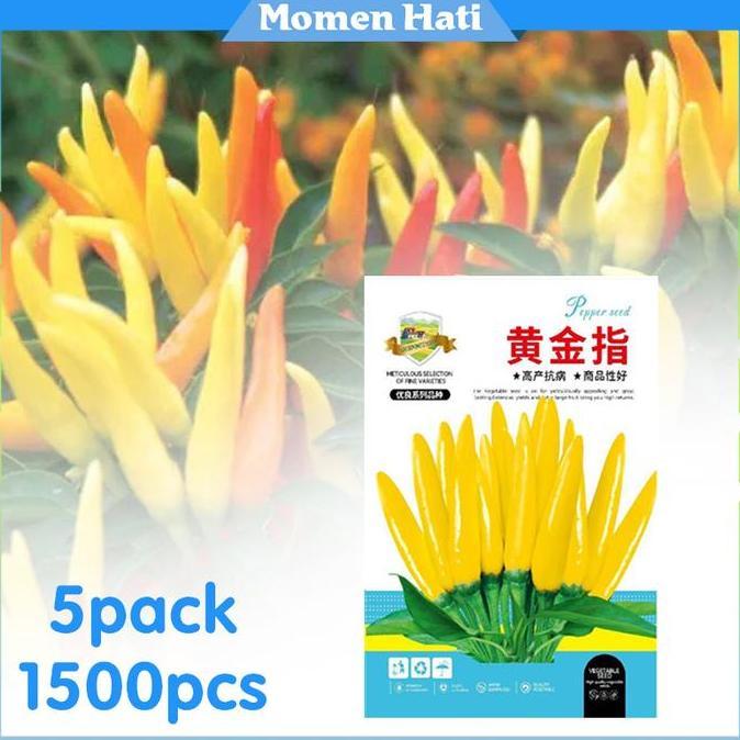 VEXANAF Lada Chaotian Bibit Benih Cabai 5Pack / Pematangan Cepat Dan Pertumbuhan Yang Kuat