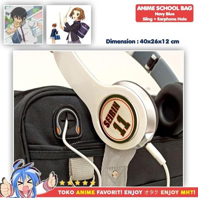 Promotoday- Tas Sma / Sekolah Jepang - Tas Anime - Anime Koukou Bag Hq Japanese School Bag
