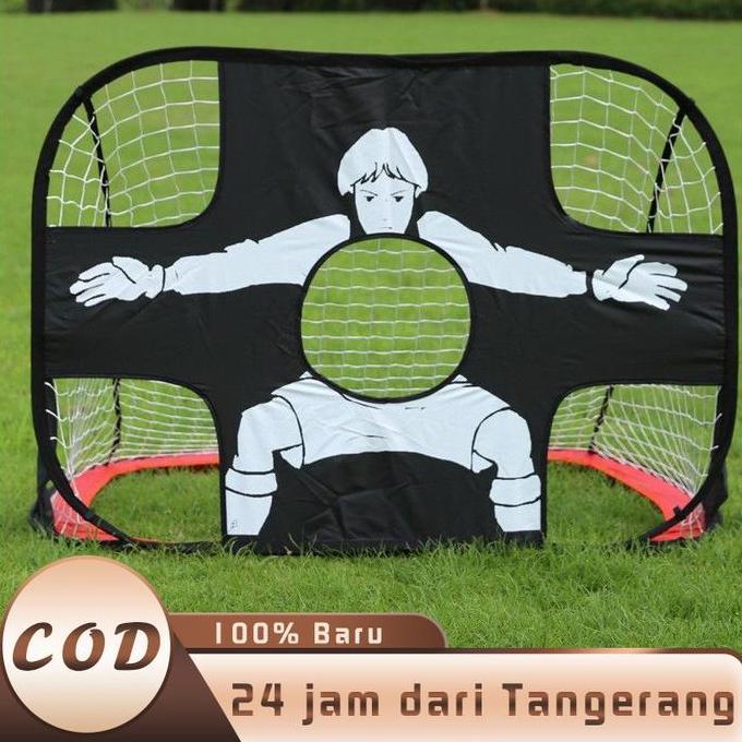 NUWAX Gawang Sepak Bola Lipat Portable Gawang Portable Latihan Sepakbola