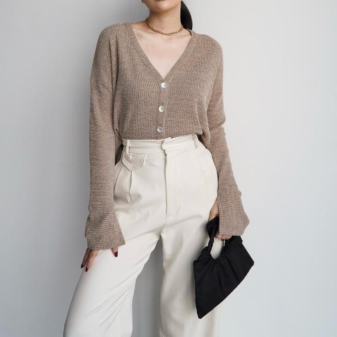 Terpopuler- Yeona - Seoul Knit Set | Knit Cardigan