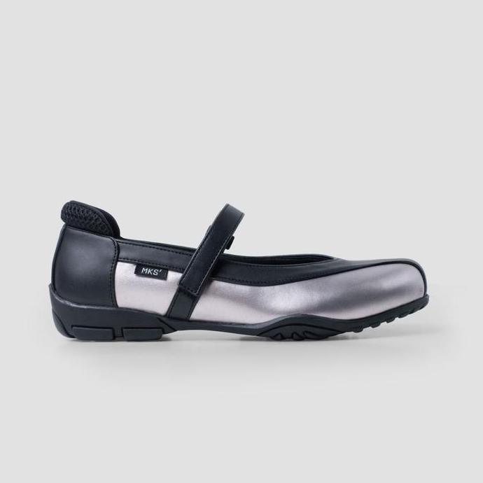 MKS Shoes Bruna Flat Shoes Silver
