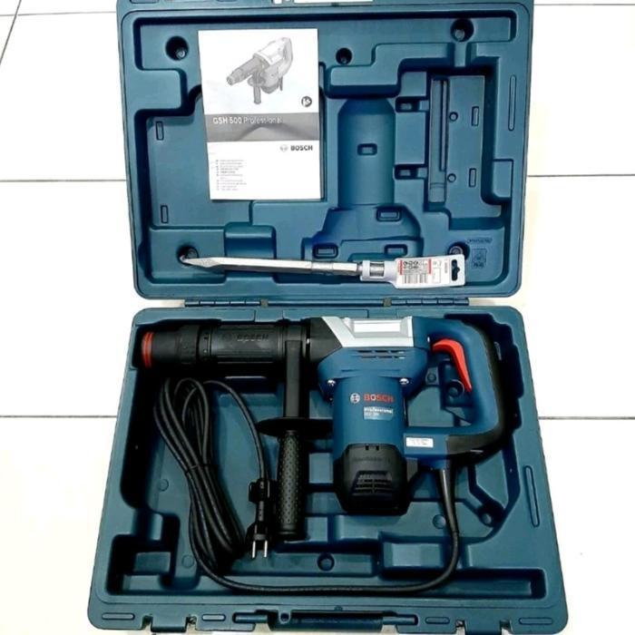 TERBARU BOSCH GSH 500 MESIN BOBOK TEMBOK DEMOLITION HAMMER BOSCH