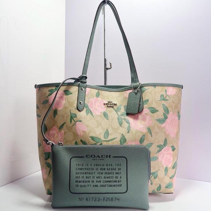 tas coach city reversible tote asli authentic orinal