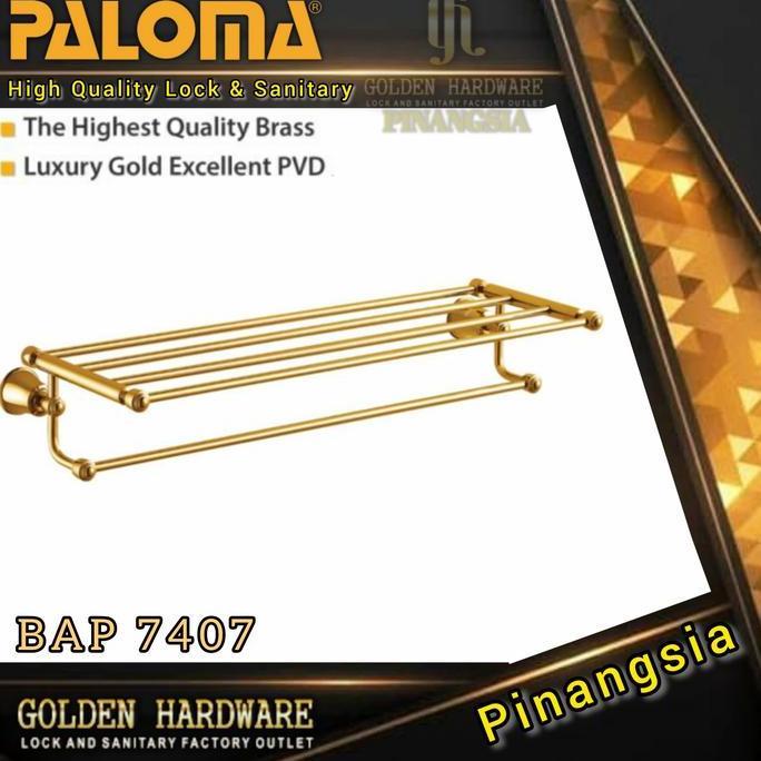 Paloma Bap 7407 Gantungan Rak Handuk Towel Shelf Luxury Gold