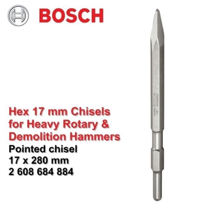 Mata pahat beton Bosch (Point Chisel 17mm x 280mm) Hexagon