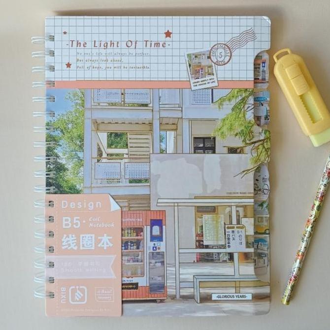 Galimenas - B5 Notebook Hardcover | Buku Catatan Agenda | Cover Tebal Sekat