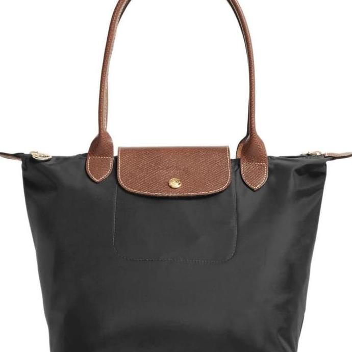 Long Champ Le Pliage Tote Black