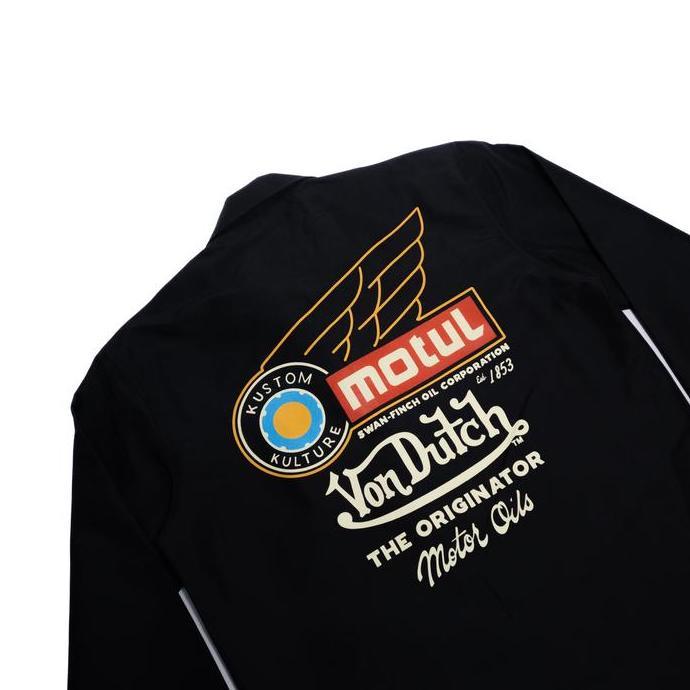 Demode_21 - Von Dutch Motul Windbreaker MTL7 Black | Jaket Racing Limited Edition