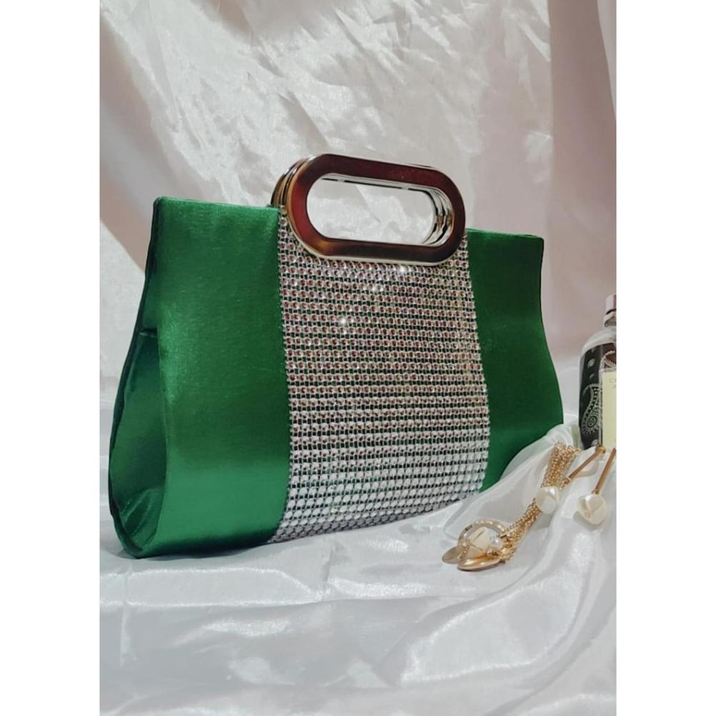 ORIGINAL` ORIGINAL TAS SATIN AZKIA MODEL CLUCTH DAN SELEMPANG BAHAN SATIN HALUS cOCOK NUAT KE PESTA 