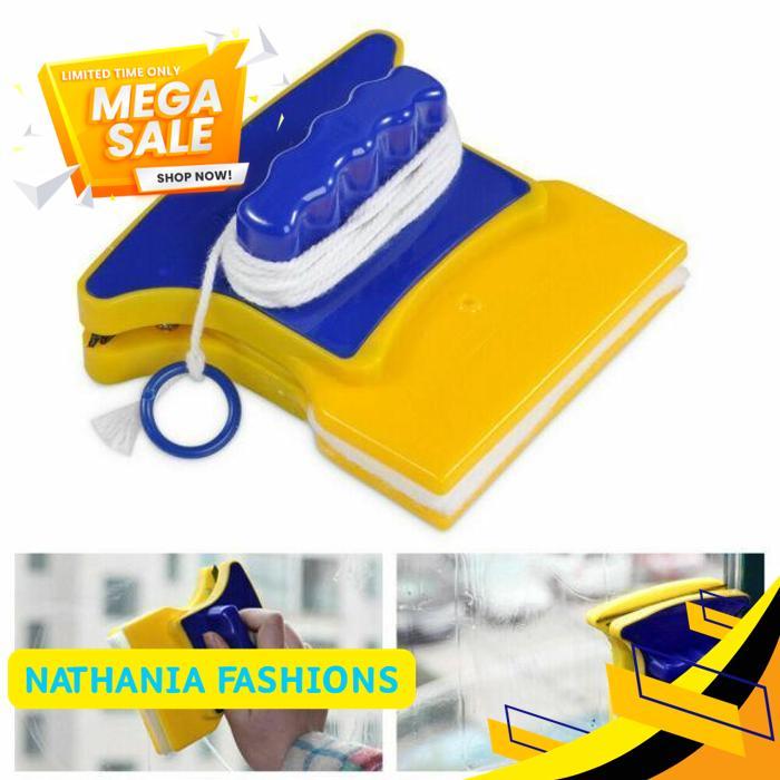 ALAT PEMBERSIH KACA JENDELA MAGNET 2 SISI DOUBLE SIDED GLASS CLEANER        BAHAN BERKUALITAS TINGGI