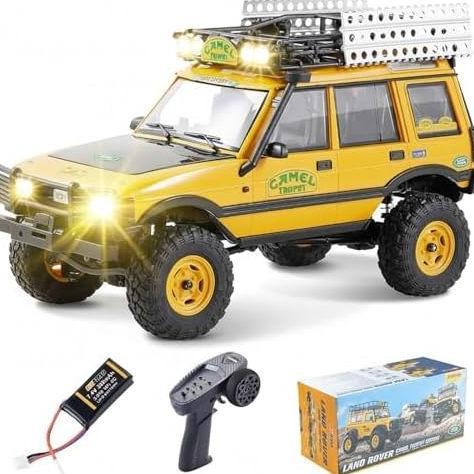EAZYRC FMS 1/24 FCX24M RC Crawler RTR, Land Rover Series with Licensed, 1/24 RC Truck 4X4 Mini