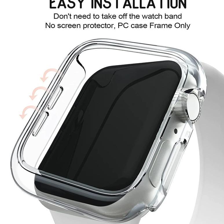Discount Hard Bumper No Glass Pc Case For Apple Watch Se 2 Iwatch Series 10 9 8 7 6 5 4 3 2 1 Ultra 