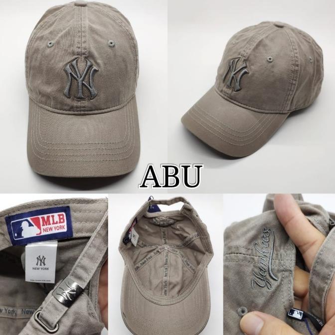~Harga Special~ TOPI NY PREMIUM IMPORT - Abu-abu(P5R1) Topi Distro Topi Pria Keren Import Topi Cowok