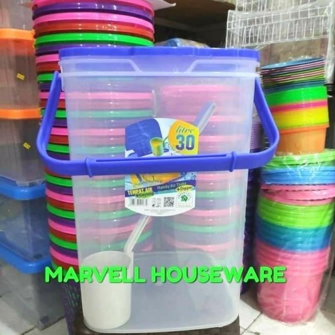 AQUARIUM ES KELAPA/TOPLES GAYUNG 30LITER GENOA