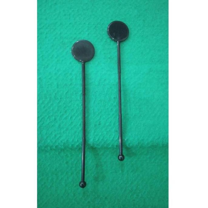 Kuekue- Adukan Minuman / Strirrer Plastik Hitam 22Cm 100 Pcs