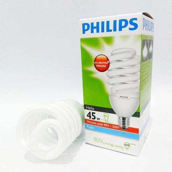 Best- LAMPU PHILIPS TORNADO 45 WATT 45w SPIRAL
