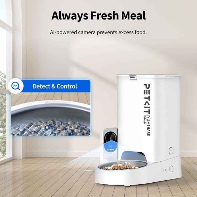 DILLABESTSHOP - PETKIT YUMSHARE SOLO SMART FEEDER WITH CAMERA | AUTOMATIC PET FEEDER