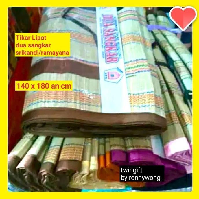 Tikar Lipat/TIKAR MENDONG, Model Tas, Dua Sangkar,  Ramayana atau Srikandi.