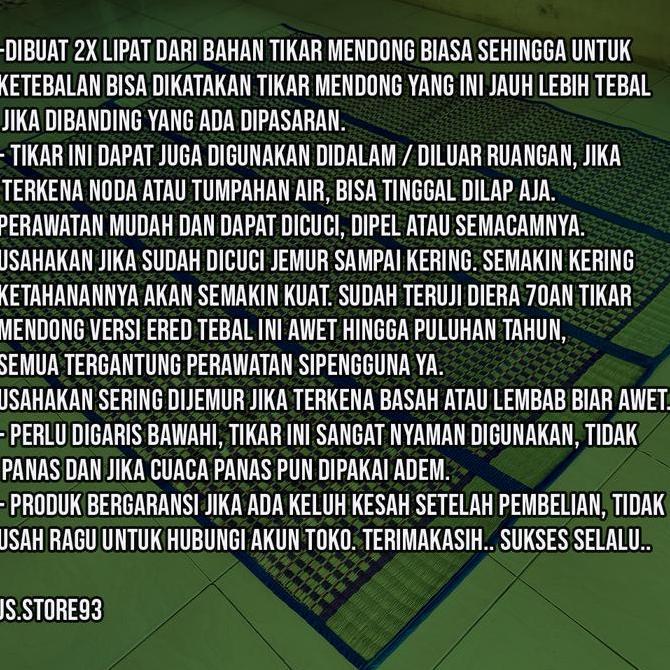 Tikar Lantai Lipat Piknik Jumbo Indoor Outdoor Tebal