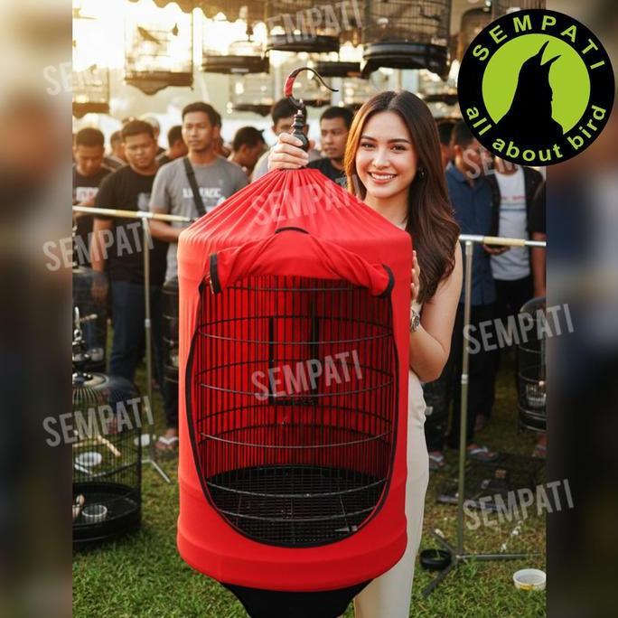 Kerodong Murai Batu Modern Baru Model Jendela Plus Velcro Praktis Kasih Ef Pakan Minum Spray Krodong