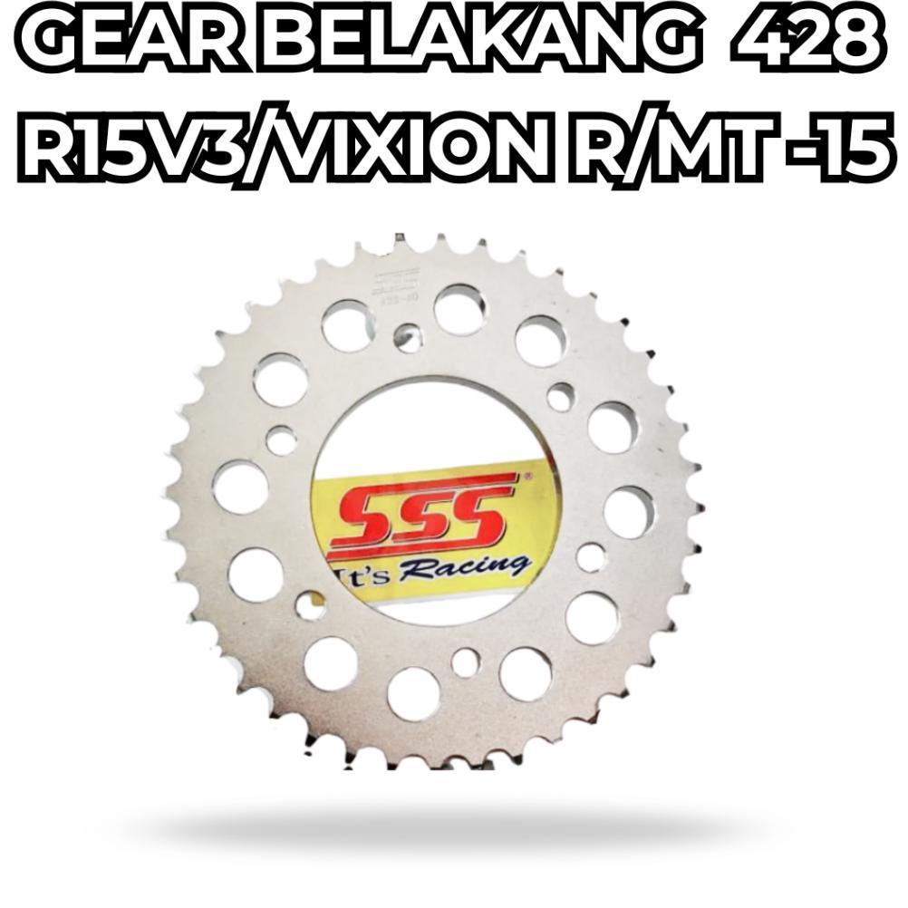 GEAR BELAKANG R15V3 GEAR SET R15 V3 GIR R15V3 GEAR R15VVA GEAR SET R15 GEAR SET R15V3 RANTAI 428