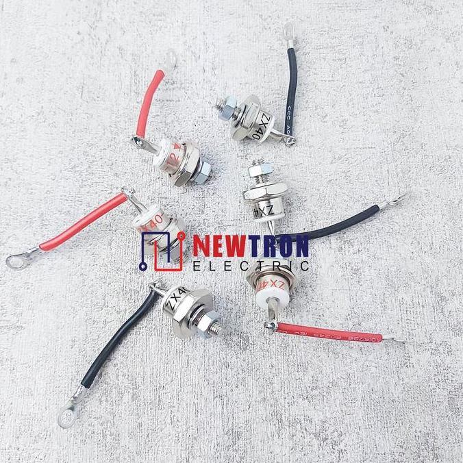 Terpopuler- Dioda Baut Zx40-12 Zx 40-12 40A 1200V Merah Hitam Panah Atas Bawah