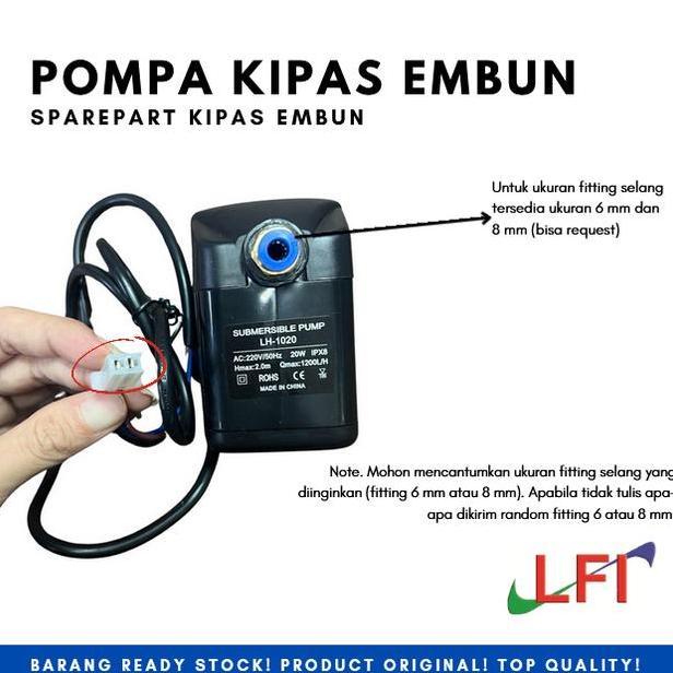 Terpopuler- Sparepart Pompa Air Kipas Embun