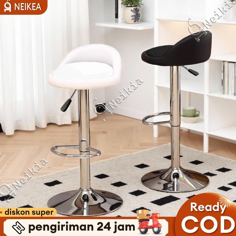 Kursi bar Kursi cafe Kursi bar dapur minimalis Kursi hidrolik Kursi barbershop hidrolik Kursi miniba