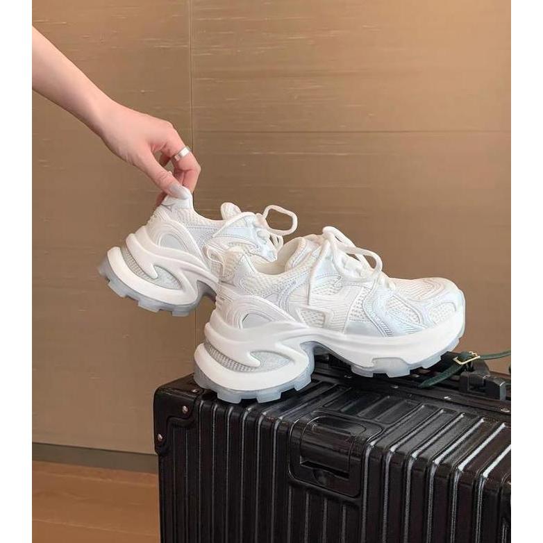 Jelitashoes- Asnk.Seven_Day Sepatu Sneakers Wanita Sepatu Platform Tebal Tinggi H-928