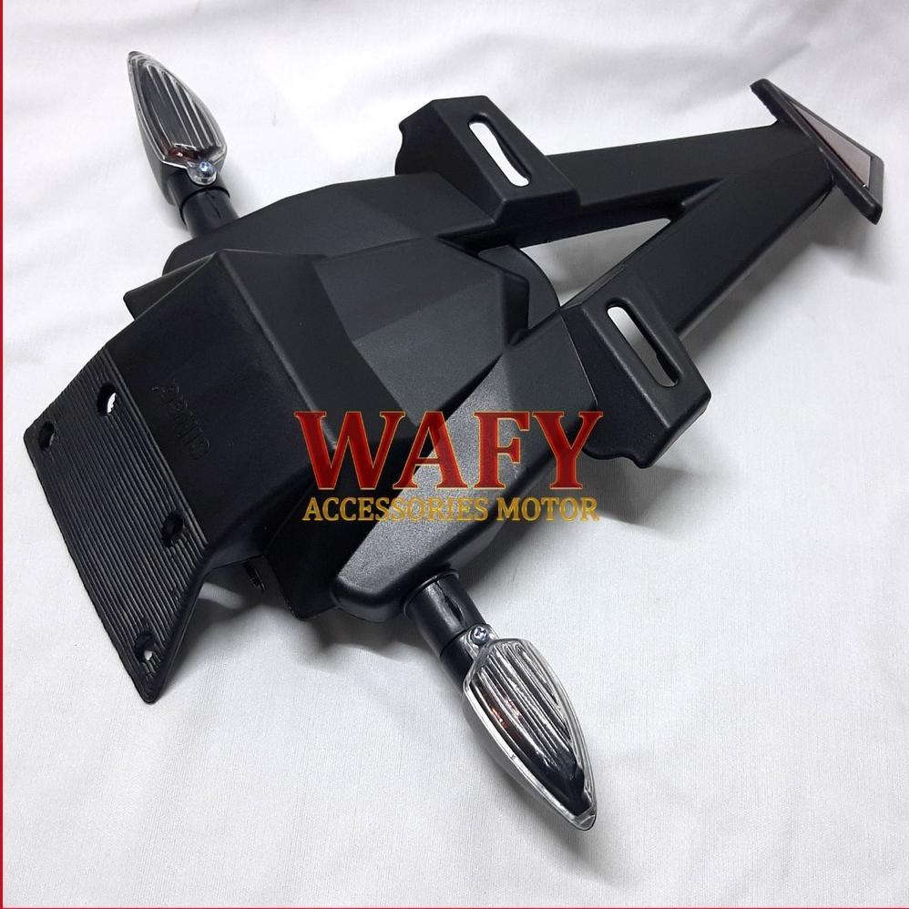 Spakbor Dudukan Plat Nomor Belakang Universal Dan Sein Vixion Mini Spakbor Buntut Dudukan Plat Nomor