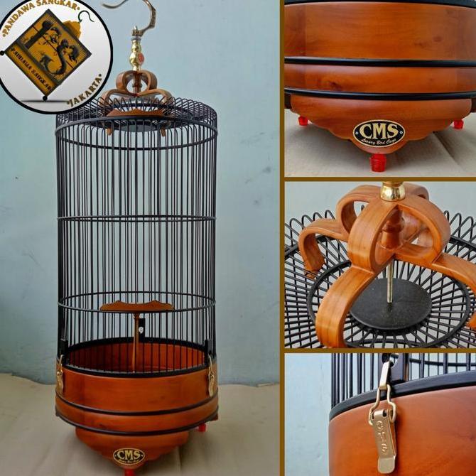 ORIGINAL SANGKAR/KANDANG BRANJANGAN CMS JATI HALUS JEPARA READY STOCK