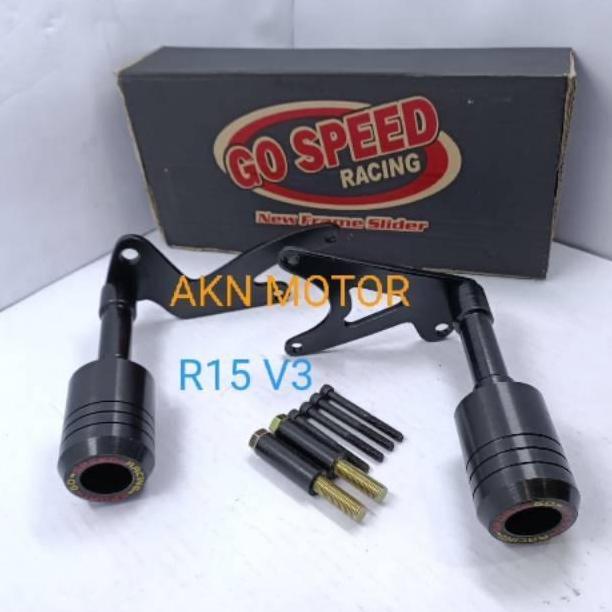 Promo Jalu frame slider pelindung fering model agna yamaha R15V3 NEW R15V2 OLD Motorcycle Motor Disk
