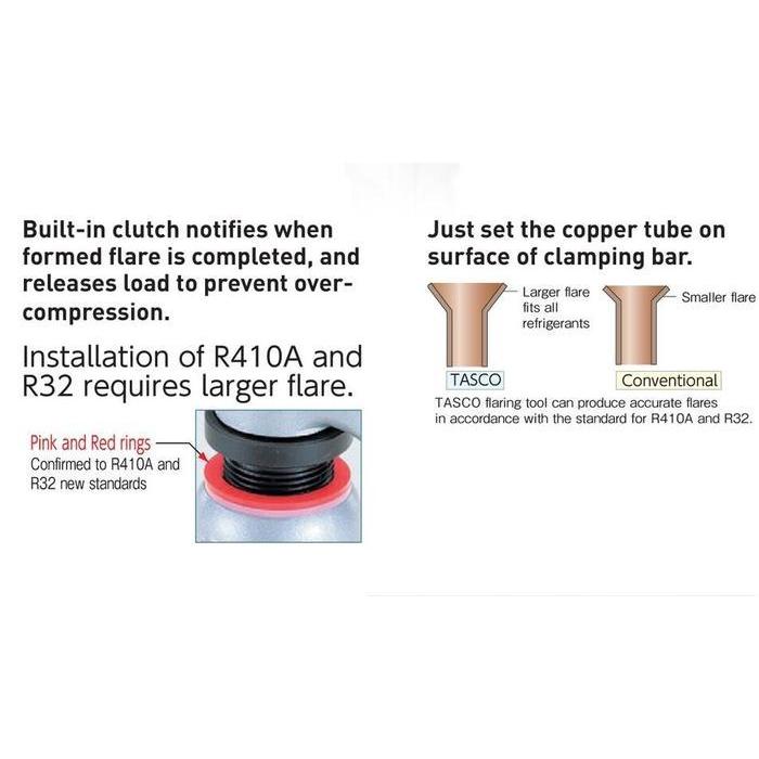Tasco Flaring Tool Ta550N Alat Flaring Nipple Nepel Ac Refrigeran Original Dan Terpercaya