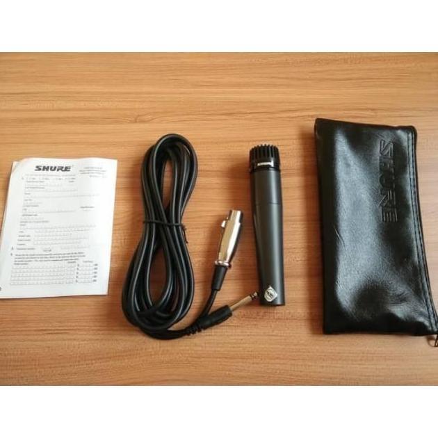 Musiq- Mic Kabel Shure Sm57 Instrument Besi Mikrofon Mik