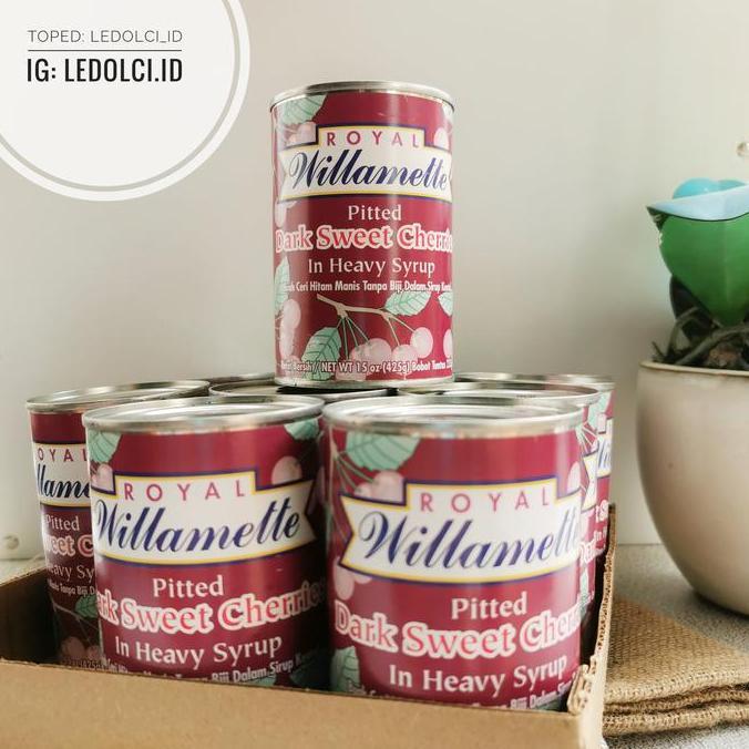 Murah Termurah Royal Dark Sweet Cherry Ceri Hitam Willamette 425 Gr