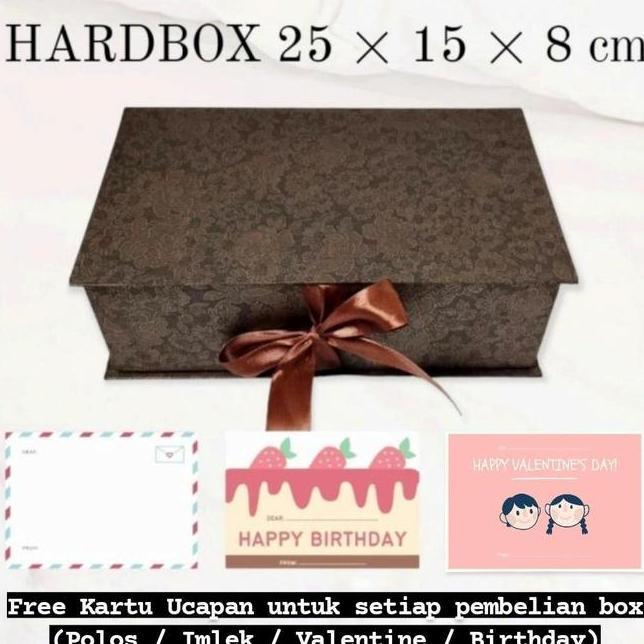 Box Hampers 25X15X8 Hardbox Kotak Kado Gift Box Box Hadiah