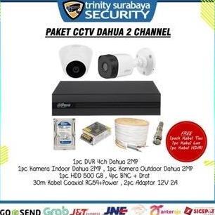 Paket CCTV 2CH DAHUA Kamera