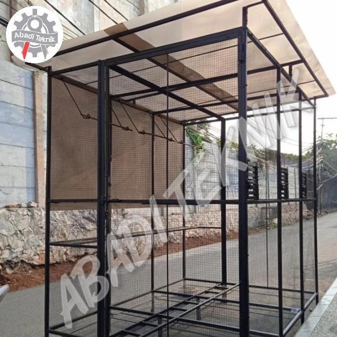 TERMURAH sangkar kandang burung ternak umbaran koloni aviary lovebird pleci READY STOCK