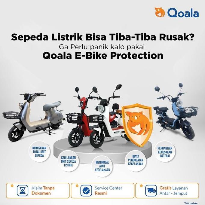 Terlaris Genio Rubick Ravena Sepeda Listrik Mopit Garansi Resmi