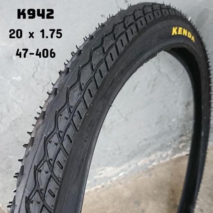 Promo Ban Luar Kenda 20 x 1.75 K942 ETRTO 47-406 Sepeda Lipat BMX Diskon