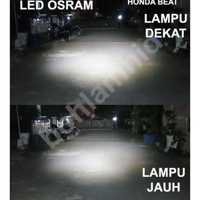 READY Lampu Motor LED OSRAM SUPRA X 125 (putih) Bohlam H6 M5 T19 AC DC G00D QU4LITY
